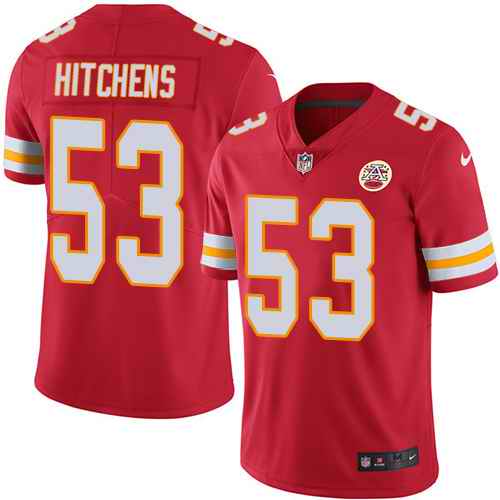 Nike Men & Women & Youth Chiefs 53 Anthony Hitchens Red NFL Vapor Untouchable Limited Jersey,We sell and wholesale Nike Men & Women & Youth Chiefs 53 Anthony Hitchens Red NFL Vapor Untouchable Limited Jersey on line form chian!